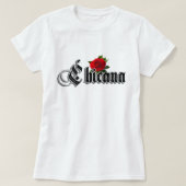 Chicana Rode Roos shirt  (Design voorkant)