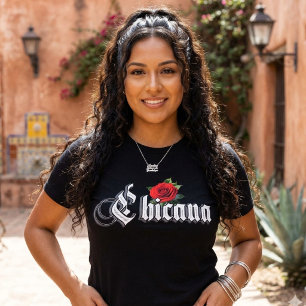 Chicana Rode Roos T-shirt