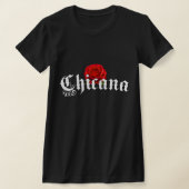 Chicana Rode Roos  T-shirt (Laagn)
