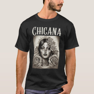 Chicana Stijl Lowrider Kleding Vrouwen Mexicaans A T-shirt