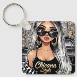 Chicana stijl sleutelhanger