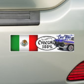 CHICANO 100% STICKER 2 (Op auto)