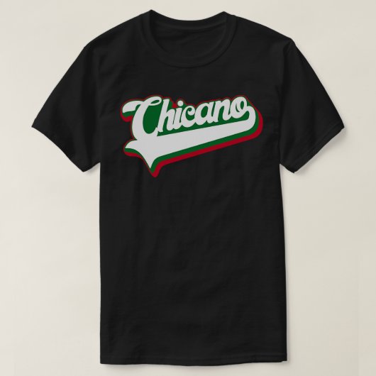 Chicano 60s Mexicaanse Pride Movement T-shirt (Design voorkant)