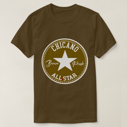 Chicano all star Brown Pride shirt tshirt (Design voorkant)