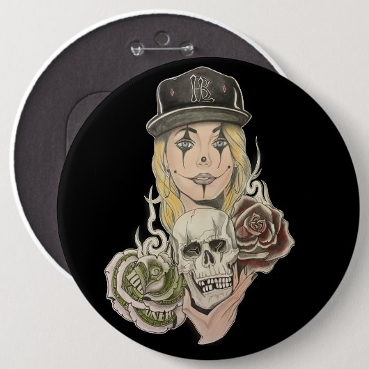 Chicano Art Button (Voorkant /achterkant)