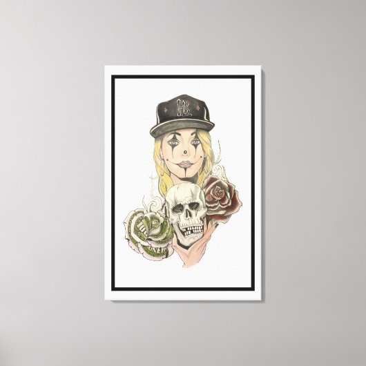 Chicano Art Canvas Kunstdruk (Voorkant)