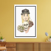 Chicano Art Canvas Kunstdruk (Insitu (Woonkamer))