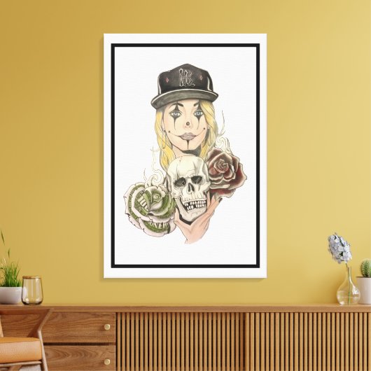 Chicano Art Canvas Kunstdruk (Insitu (Woonkamer))