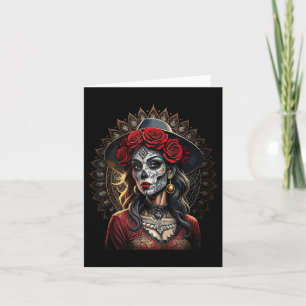 Chicano Chicana La Raza Barrio Tattoo Kunst Dood _ Kaart