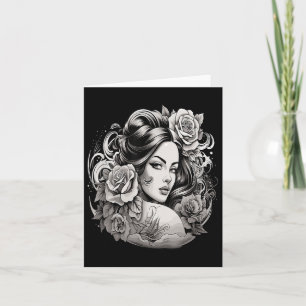 Chicano Chicana La Raza Barrio Tattoo Kunst Dood _ Kaart
