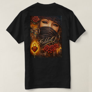 Chicano kunst ontwerp muurschildering straat kunst t-shirt
