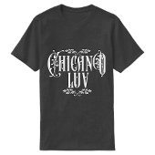Chicano-liefde Aangepaste naam T-shirt