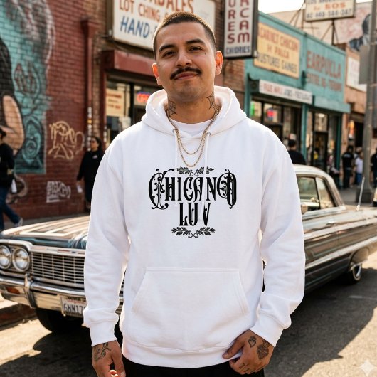 Chicano liefde pullover hoodie