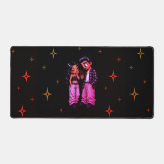 Chicano-liefdeskoppel Cute Chicana-bureaumat Bureaumat