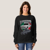 Chicano Low Rider Truck Mexican Flag Los Angeles L Trui (Voorkant volledig)