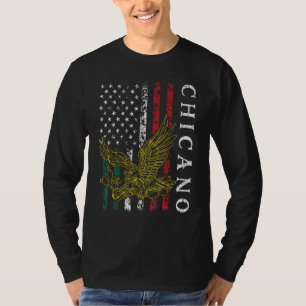 Chicano Mexico Us Flag Mexican Pride Latino Dad 4t T-shirt