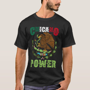 Chicano Power Mexico Onafhankelijkheidsdag Mexicaa T-shirt