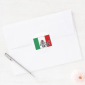 Chicano Pride Mexicaanse vlag Ronde Sticker (Envelop)