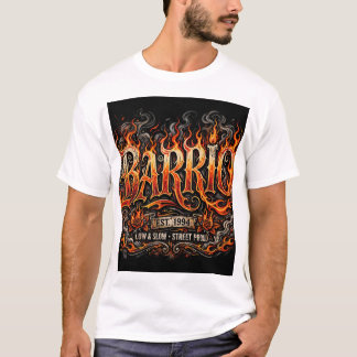 Chicano-straatartteeshirt - Barrio Fuego-stedelijk T-shirt