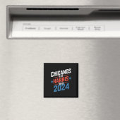 Chicanos voor Harris Walz 2024 Presidential Magneet (Insitu (Vaatwasser))
