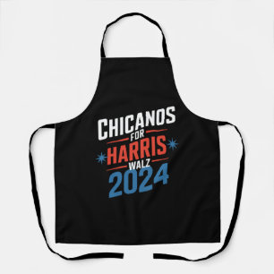 Chicanos voor Harris Walz 2024 presidentschap Schort