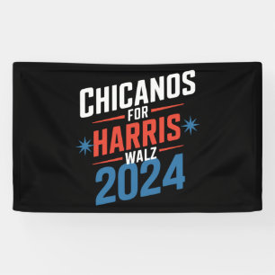 Chicanos voor Harris Walz 2024 presidentschap  Spandoek