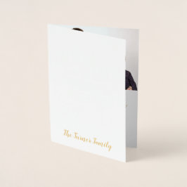 ChicDe meest wonderlijke tijd van het jaar Foto Folie Kaarten