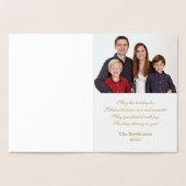 ChicDe meest wonderlijke tijd van het jaar Foto Folie Kaarten (Binnen)