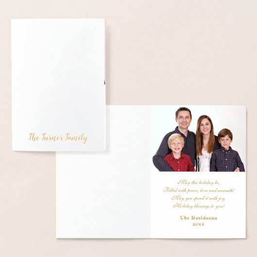 ChicDe meest wonderlijke tijd van het jaar Foto Folie Kaarten (Display)