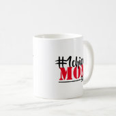 Chicest Mom Ooit Modern Handgeschreven Script Koffiemok (Voorkant rechts)
