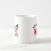 Chicest Mom Ooit Modern Handgeschreven Script Koffiemok (Center)