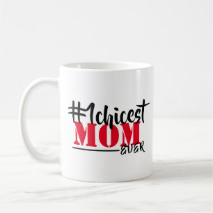Chicest Mom Ooit Modern Handgeschreven Script Koffiemok