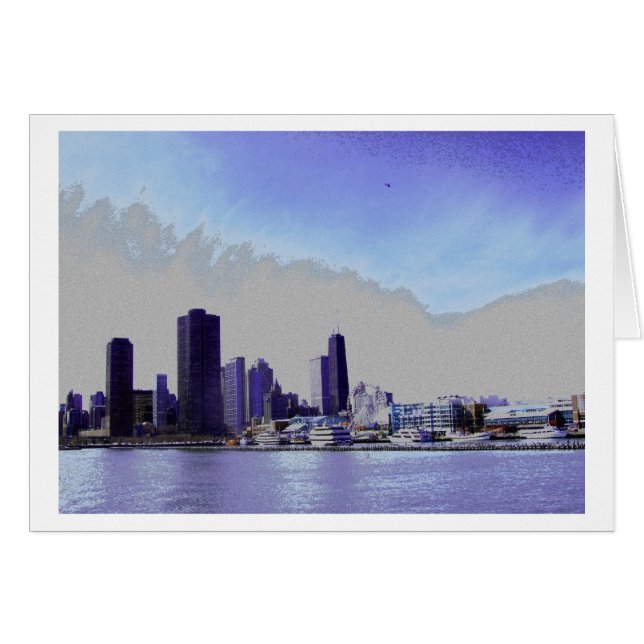Chicgo skyline - Navy Pier (Voorkant Horizontaal)