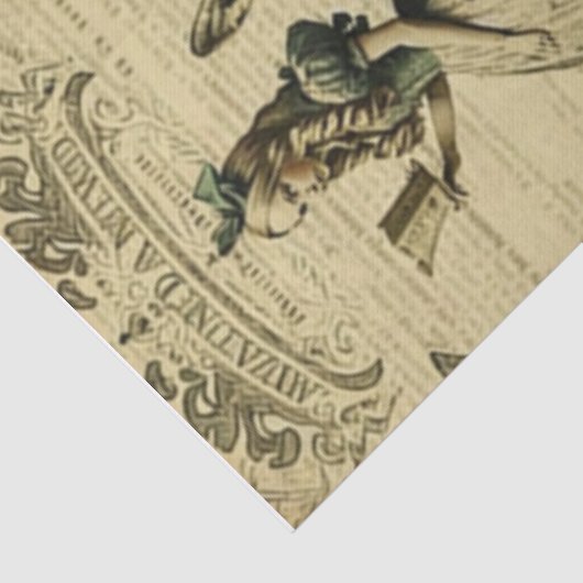 Chich Alice in Wonderland Paper Decoupage Tissuepapier (Detail)