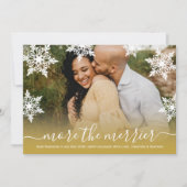 Chich Photo-kerstkaarten Zwangerschap Aankondiging (Voorkant)