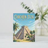 Chichén Itzá Archeologische Site Mexico Briefkaart (Staand voorkant)