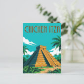 Chichén Itzá Briefkaart (Staand voorkant)