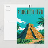 Chichén Itzá Briefkaart (Voorkant / Achterkant)