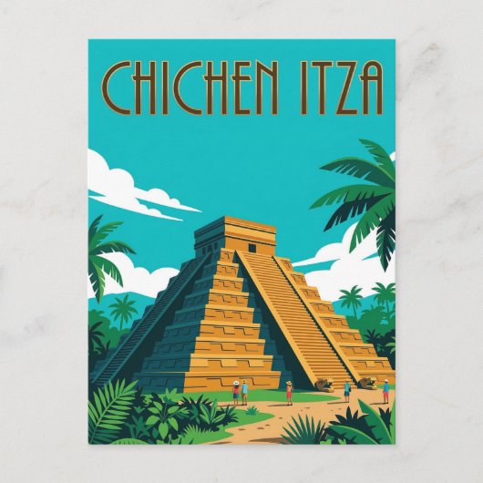 Chichén Itzá Briefkaart (Voorkant)