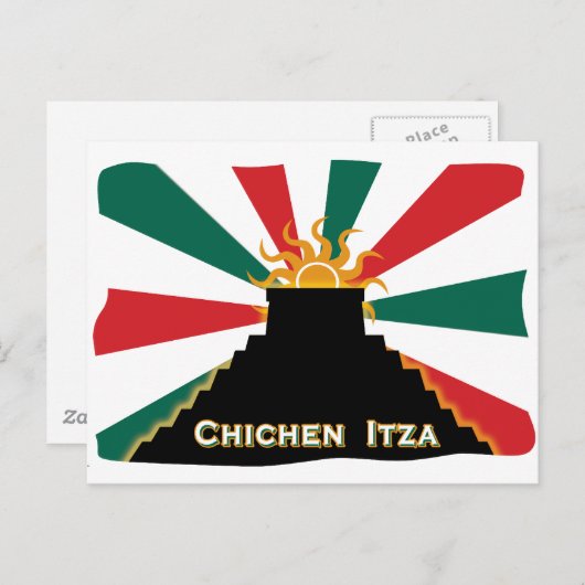 Chichen Itza Briefkaart (Voorkant / Achterkant)