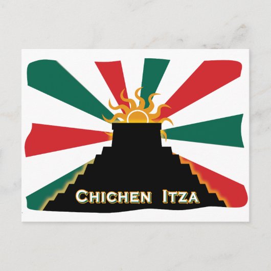 Chichen Itza Briefkaart (Voorkant)