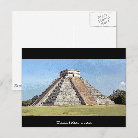 Chichen Itza Briefkaart (Voorkant / Achterkant)