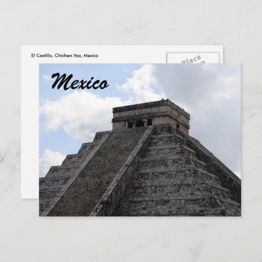 chichen itza briefkaart (Voorkant / Achterkant)