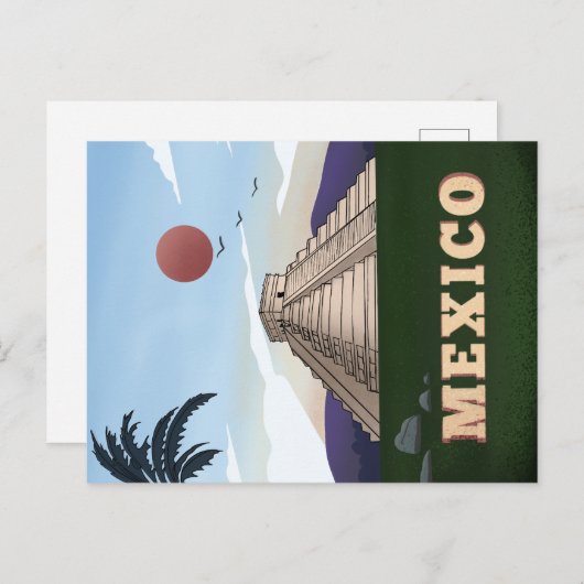 Chichen itzá briefkaart (Voorkant / Achterkant)