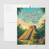 Chichén Itzá Briefkaart (Voorkant / Achterkant)