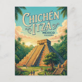 Chichén Itzá Briefkaart (Voorkant)