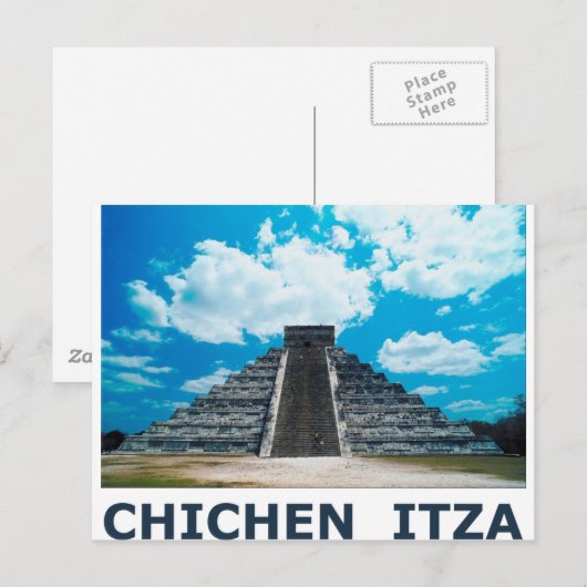 Chichen Itza Briefkaart (Voorkant / Achterkant)