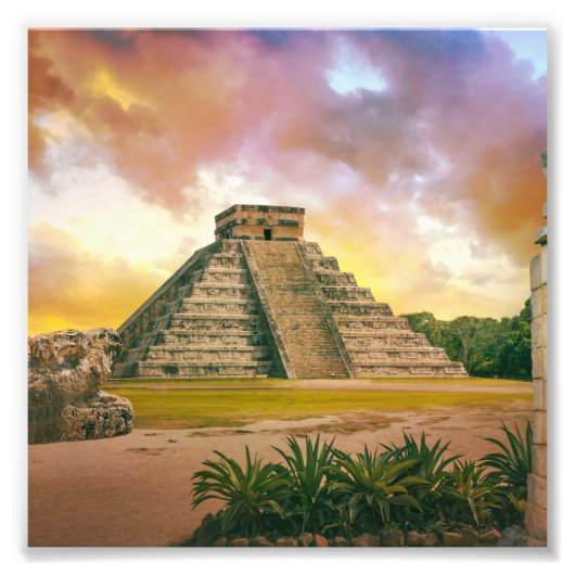 Chichen Itza foto vergroting Afdruk (Voorkant)