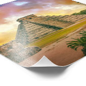 Chichen Itza foto vergroting Afdruk (Hoek)