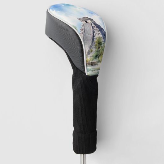 Chichen Itza Golfheadcover (Schuin)